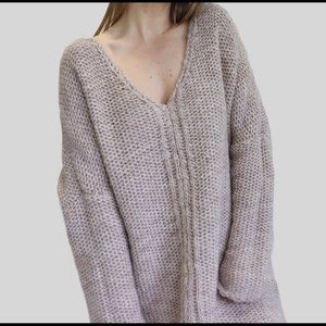 Anthropologie Moth Alpaca Blend Oversized Sweater